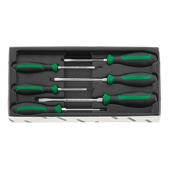 STAHLWILLE Screwdriver set DRALL 4696 6-piece 96469625 - Screwdriver set