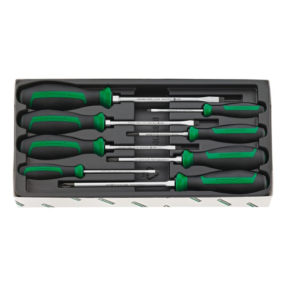 STAHLWILLE Schraubendreher-Satz DRALL 4697 8-teilig 96469715 - Schraubendreher-Satz