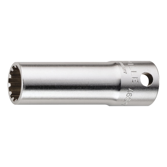 STAHLWILLE Socket 46aSP 3/8 inch AF 7/16 inch L.54 mm 02021014 - 