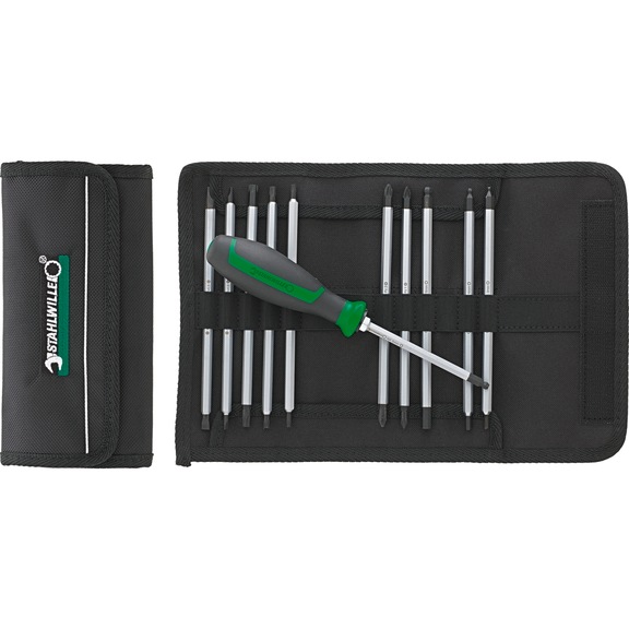 STAHLWILLE Reversible screwdriver set 4798 12-piece 96479803 - Screwdriver set