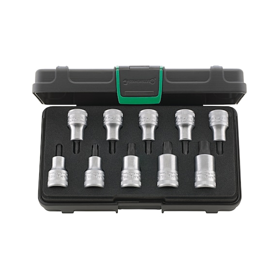 STAHLWILLE Satz Schraubendrehereinsatz 54TX/ .KN 10-teilig 96032005 - Schraubendrehereinsatz (Sortiment)