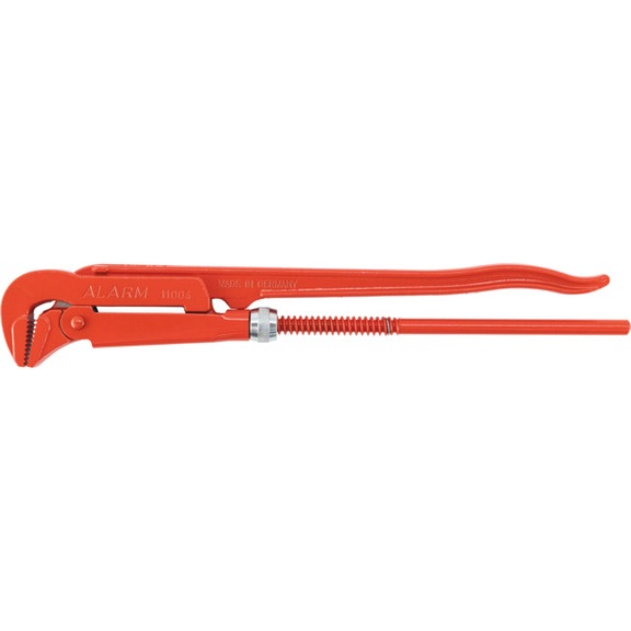 ALARM Swedish pipe wrench 90 degree jaw width 80mm 2 inch L.520mm 56011004 - Pipe wrench