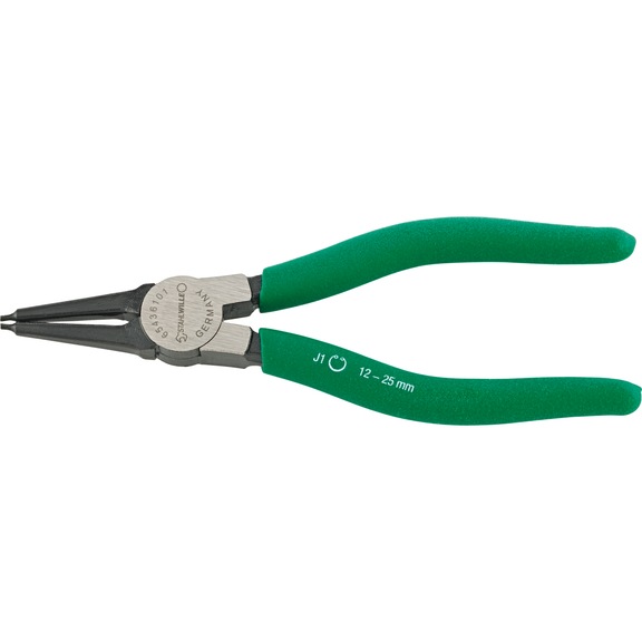 STAHLWILLE Circlip pliers for inner rings J1 L.140 mm head polished 65436101 - Circlip pliers