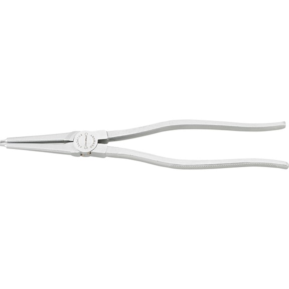 STAHLWILLE Circlip pliers for inner rings J4 L.304mm Head chrome-plated 65434104 - Circlip pliers
