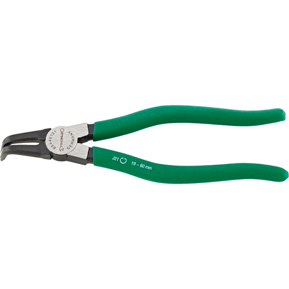 STAHLWILLE Circlip pliers for inner rings J11 L.128 mm head polished 65446111 - Circlip pliers