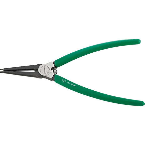 STAHLWILLE Circlip pliers for outer rings A3 L.225 mm head polished 65456103 - Circlip pliers