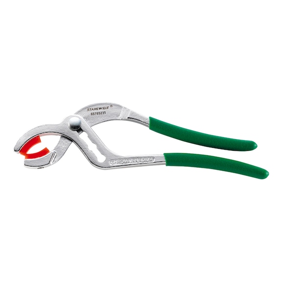 STAHLWILLE Connector pliers 6576N L.230 mm Handles with plastic coating 65765231 - Pipe wrench