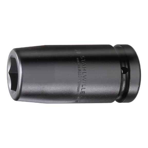 STAHLWILLE IMPACT socket 66IMP 1 inch AF 32 mm L.110 mm 26020032 - Power wrench insert 1" (hexagonal)