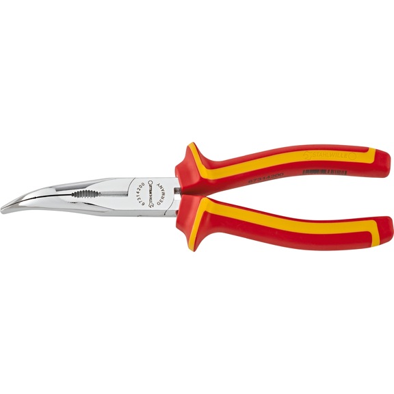 STAHLWILLE VDE Telephone pliers 67314 L.198 mm Head chrome-plated 2-component handles 67314200 - Round nose pliers