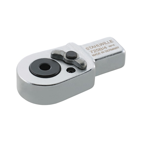 STAHLWILLE Bit insert ratchet 725B hexagon socket 1/4 inch 9 x 12 mm 58255004 - Slip-on ratchet (torque wrench)