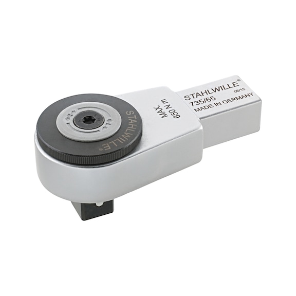STAHLWILLE Socket ratchet 735/65 External square 3/4 inch 22 x 28 mm 58251065 - Slip-on ratchet (torque wrench)