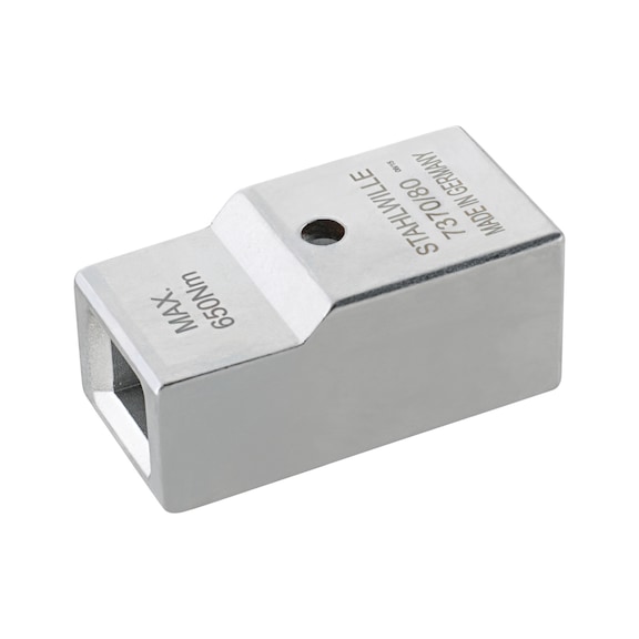 STAHLWILLE slip-on adapter 7370/80 drive 14 x 18 mm output 24.5x28mm 58290080 - Socket adapter