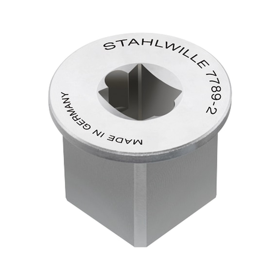 STAHLWILLE Square adapter 7789-2 3/4 to 1 1/2 inch L.44 mm D. 60 mm 58523089 - Extension piece for socket wrench inserts