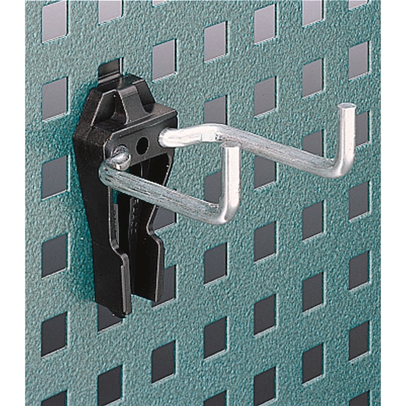 STAHLWILLE double hook 8034 size 2 dimensions 50 x 40 mm 80340050 - Double hook (perforated plate)