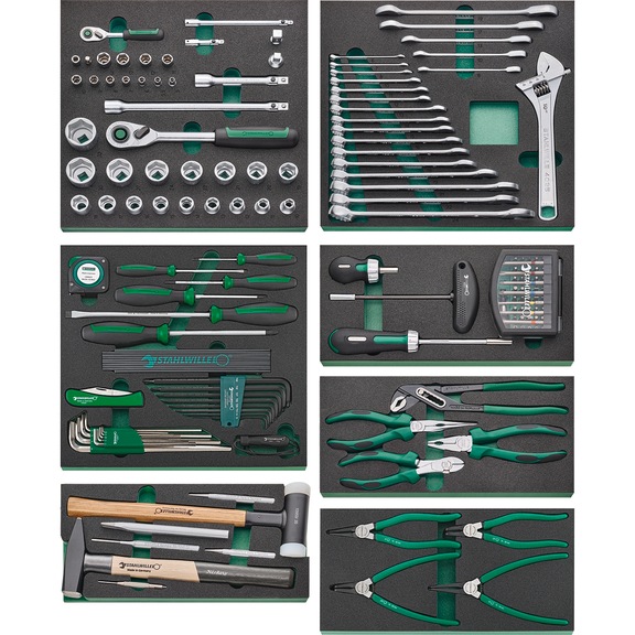 STAHLWILLE tool assortment 821/7 161-piece 97830256 - Tool assortment