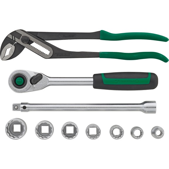 STAHLWILLE supplementary tool set AGRAR MOBIL 10-piece 96830278 - Tool assortment