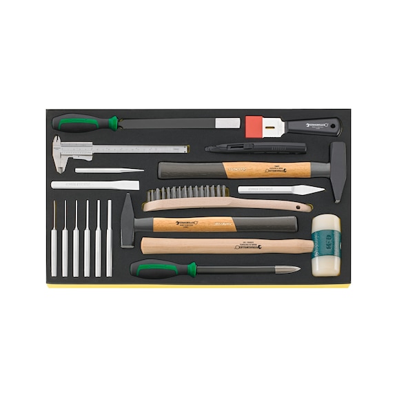STAHLWILLE impact tool set TCS 102-108/10956/10961/18 18-piece 96830620 - Chisel assortment