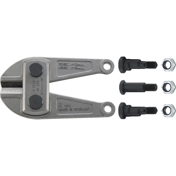 VBW Cutter head complete with screws 98013 L.170mm for 980015 87980137 - Bolt cutters