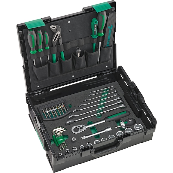 STAHLWILLE tool assortment in L-BOXX base 360x444x152 mm 95-piece 97830700 - Tool assortment