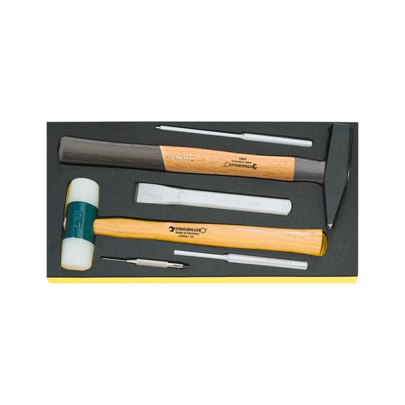 STAHLWILLE impact tool set TCS 102-109/10956/10961/6 6-piece 96838181 - Chisel assortment