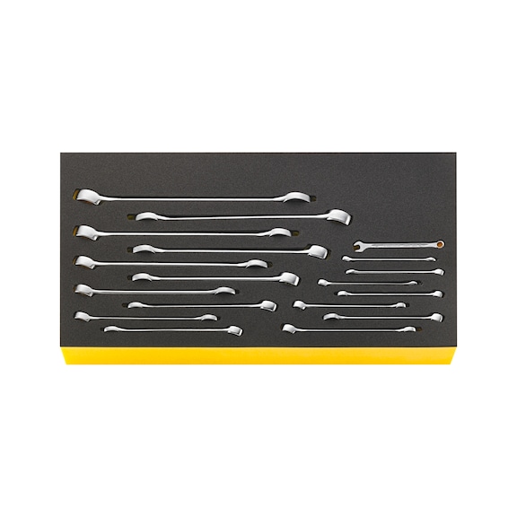 STAHLWILLE Combination wrench set OPEN BOX TCS WT 13/18 6-24mm 18-piece 96830121 - Combination wrench set
