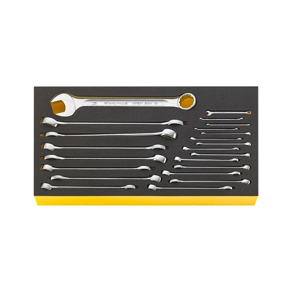 STAHLWILLE Combination wrench set OPEN BOX TCS WT 13A/22 22-pieces 96830125 - Combination wrench set