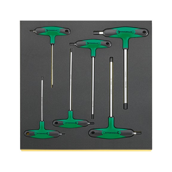 STAHLWILLE offset screwdriver set TCS 10768-2K/6 3 - 10mm 6-piece 96838753 - Hexagon angle screwdriver set