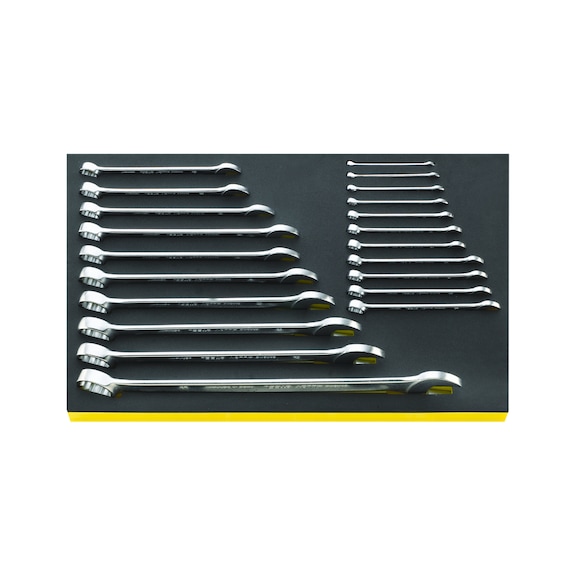 STAHLWILLE Ringmaulschlüssel-Satz OPEN BOX TCS 13/21 6-34 mm 21-teilig 96830174 - Ringmaulschlüsselsatz