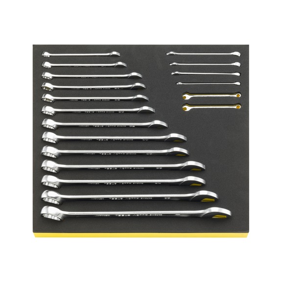 STAHLWILLE Combination wrench set OPEN BOX TCS 13A 19-piece 96838778 - Combination wrench set