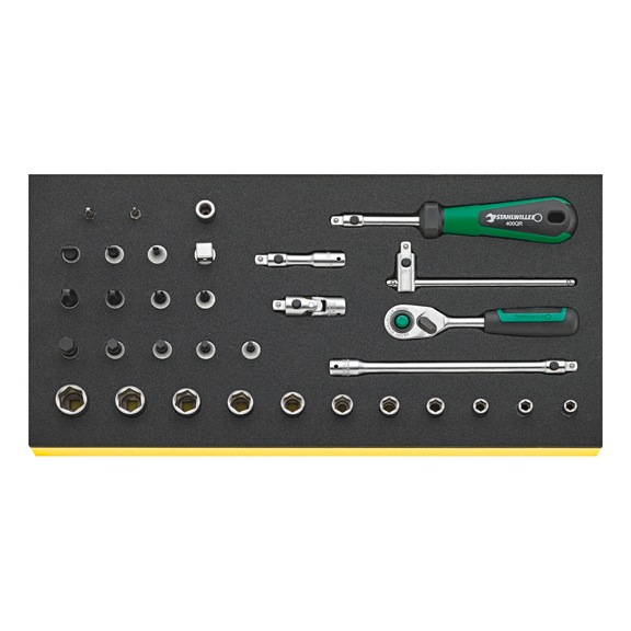 STAHLWILLE Socket set TCS 40/41/44/8QR 1/4 inch 33-piece 96830365 - Socket wrench set