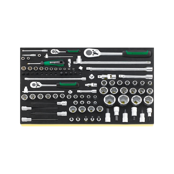 STAHLWILLE tool in TCS insert TCS 40/456/52/78/19 97-pieces 96832095 - Socket wrench set