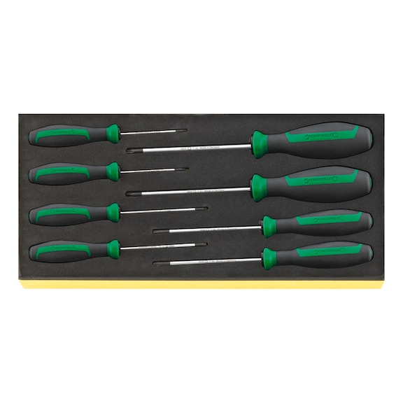 STAHLWILLE TX screwdriver set DRALL TCS 4650 8-piece 96838767 - Screwdriver set