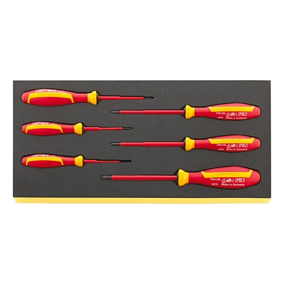 STAHLWILLE Screwdriver set DRALL TCS 4675 VDE 6-piece 96838793 - Screwdriver set