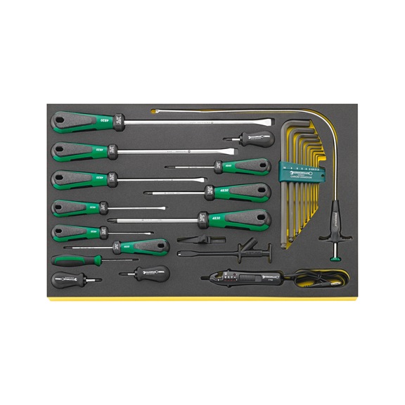 STAHLWILLE Schraubendreher-Satz DRALL TCS 4724/4840+10767 24-teilig 96830706 - Schraubendreher-Satz