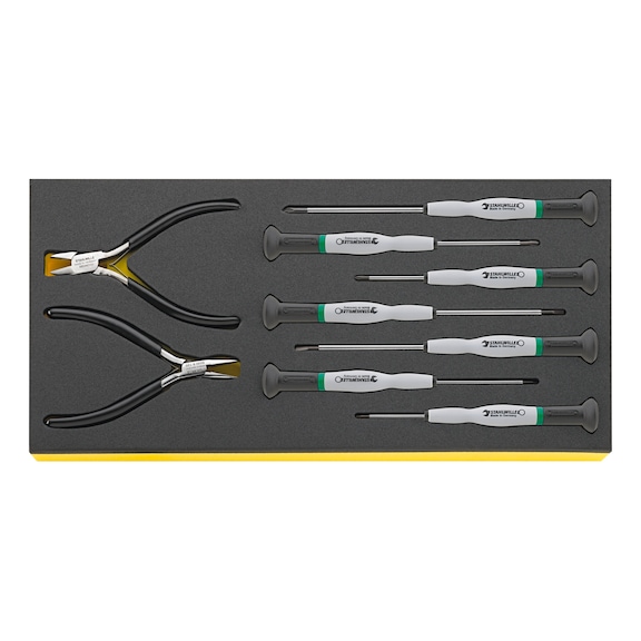 STAHLWILLE screwdriver set TCS 4751/4752 9-piece 96838787 - Tool assortment