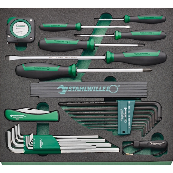 STAHLWILLE tool assortment in TCS insert TCS 5 821/27 27-piece 96830268 - Tool assortment