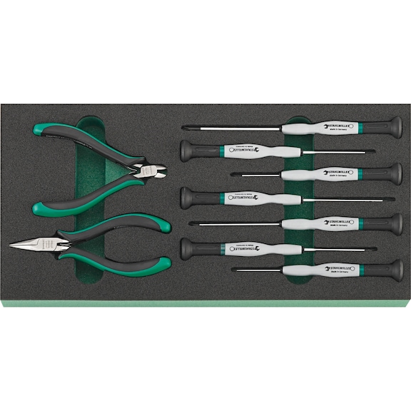 STAHLWILLE tool assortment in TCS insert TCS 7 821/9 9-piece 96830270 - Tool assortment