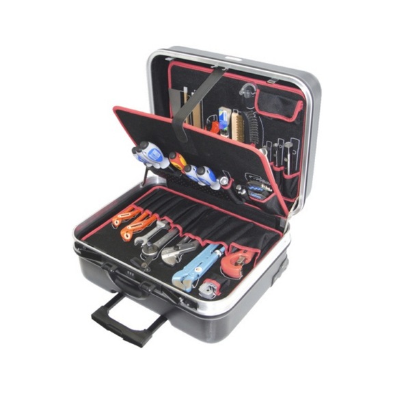 ALARM Hartschalen-Konturen-Trolley 1-HT L.195x B.485xH.350mm 45-teilig 56077500 - Werkzeugsortiment