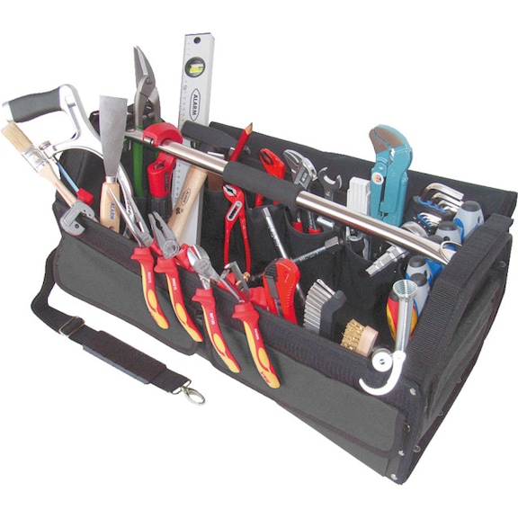ALARM textile bag 1-TXL complete L.310xW.620xH.290mm 45-parts 56077090 - Tool assortment