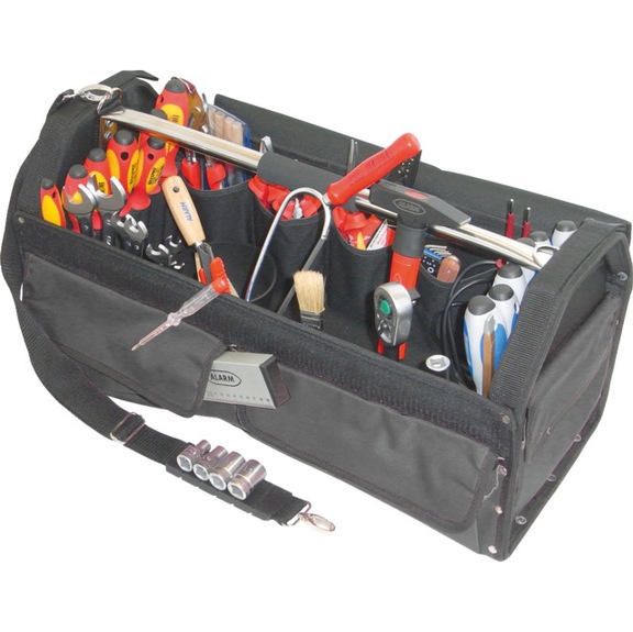 ALARM textile bag 13-TXL complete L.310xW.620xH.290mm 45-pieces 56077385 - Tool assortment