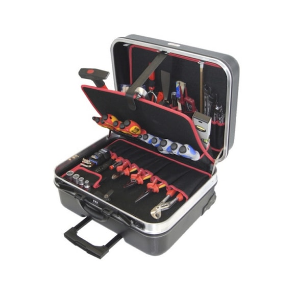 ALARM Hartschalen-Trolley 13-HT komplett L.195xB.485xH.350mm 45-teilig 56077525 - Werkzeugsortiment