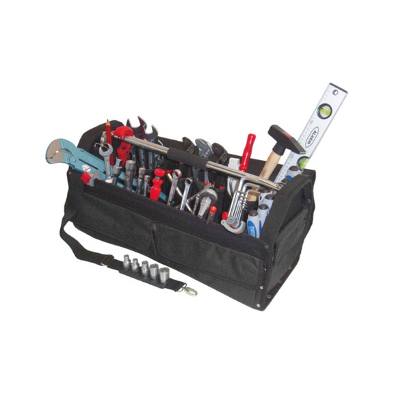 ALARM textile bag 2-TXL complete L.310xW.620xH.290mm 47-pieces 56077125 - Tool assortment