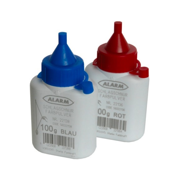 ALARM Farbpuder für Schlagschnurroller Farbe rot 56022136 - Farbpulver für Schlagschnurroller
