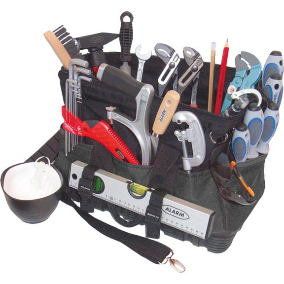 ALARM textile bag 3-TGU complete L.230xW.440xH.320mm 25-pieces 56077100 - Tool assortment