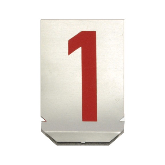 ALARM number stencils versal height 60mm 56036866 - Impact number set