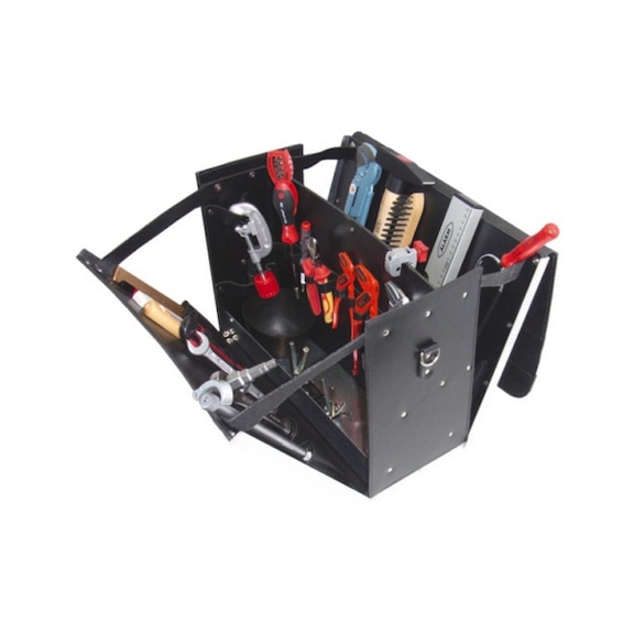 ALARM leather bag 6-L2, complete L.190xW.450xH.340mm 24-pieces 56077080 - Tool assortment