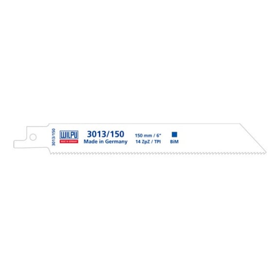 ALARM 5-pack HSS bi-metal reciprocating saw blade corrugated 14TPI length 201mm 56060023 - Handsaw blade