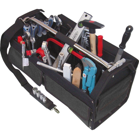 ALARM textile bag 7-TXL complete L.310xW.620xH.290mm 37-pieces 56077120 - Tool assortment