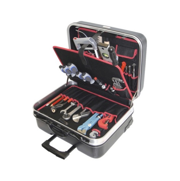 ALARM Hard-shell trolley 7-HT complete L.195xW.485xH.350mm 37-pieces 56077530 - Tool assortment