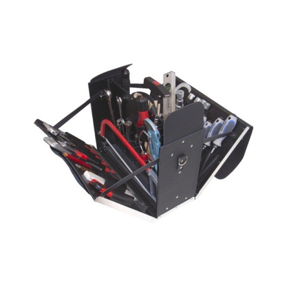 ALARM leather bag 7-L1 complete L.165xW.415xH.320mm 37-piece 56077085 - Tool assortment